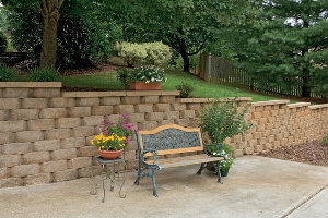 paver retaining wall